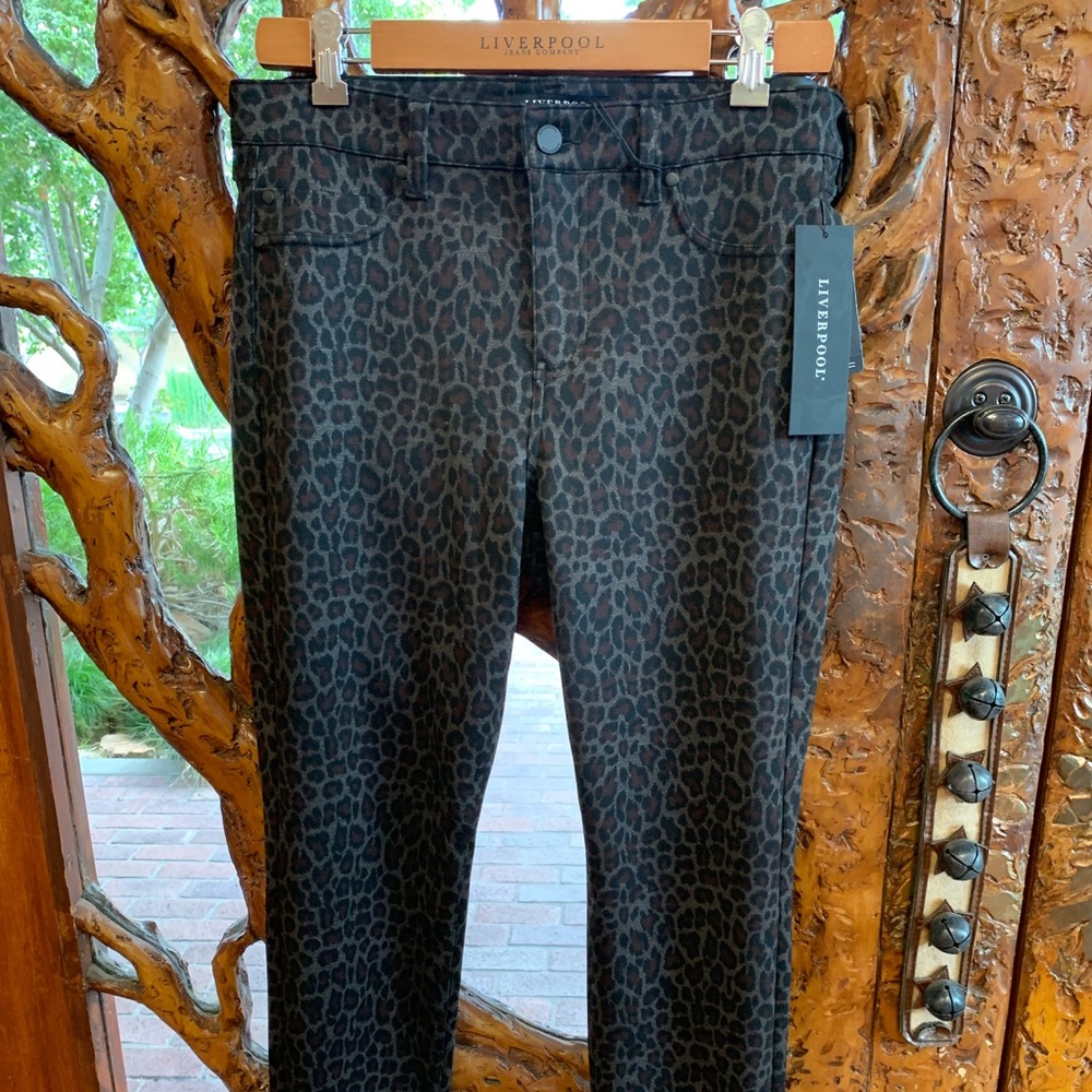 Liverpool Cheetah Print Pants